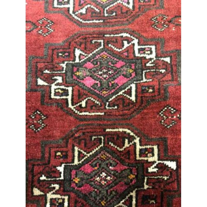 Antieke Turkmens Tapijt Ersari 178 X 110 Cm Perzisch Oosters