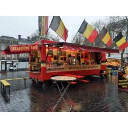 Verkoopwagen (Belgische kleuren) topper!!
