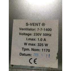 Motor afzuigkaap 1Amper