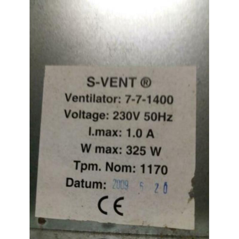 Motor afzuigkaap 1Amper