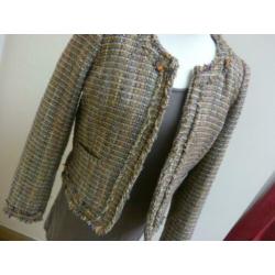 Gevoerd kort jasje WE, maat XL 46 48 vintage