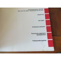 Instructieboek Mercedes T-serie W124 nieuw type 1989, mooi!