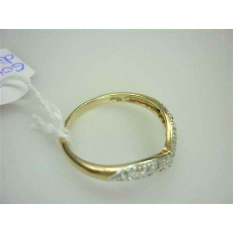Ring goud met diamanten / Z6211