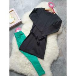 Maat 110 NIEUWE Meisjes Jurk met Legging set BIRDS By D-RAK