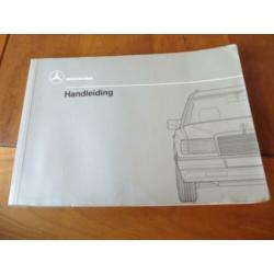 Instructieboek Mercedes T-serie W124 nieuw type 1989, mooi!