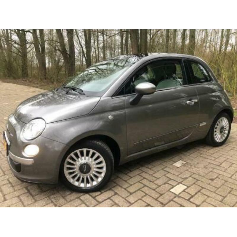 Fiat 500 1.2 Lounge 2009/AIRCO/PANORAMADAK/ELK.PAKKET/NAP/