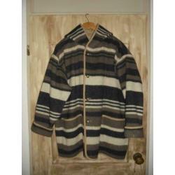 P65) dik vest / jas 80 % wol jackpot 3 l natural harmonies o