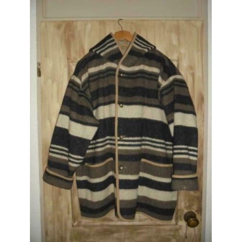 P65) dik vest / jas 80 % wol jackpot 3 l natural harmonies o