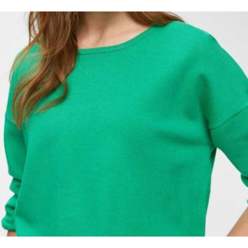 SELECTED FEMME prachtige groene Trui maat XS NIEUW