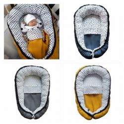 babynestje wafelstof oker voor baby (ook andere kleuren)