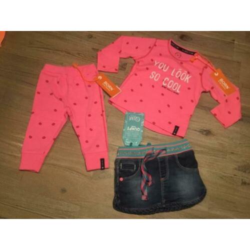 Nieuw set meisje Born to be Famous en Quapi roze 62