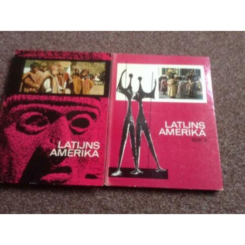 2 Boeken van Latijns Amerika met prenten