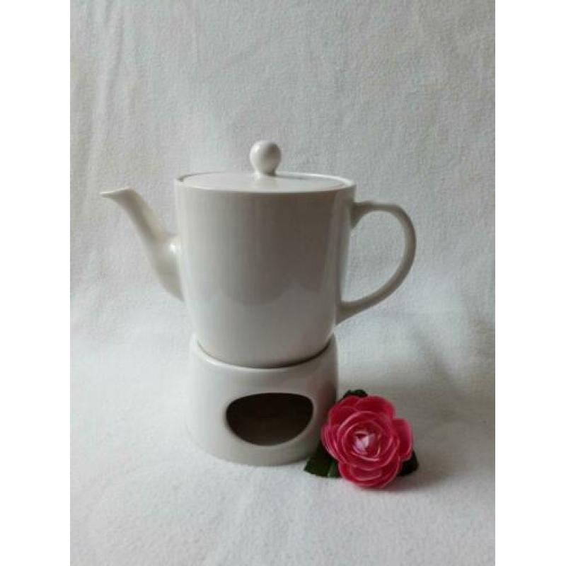 Nieuwe theepot Pickwick met rechaud.