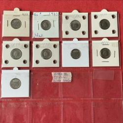 Complete Serie 2 Juliana Kwartjes ‘50 t/m ‘80 incl 2x ‘69V+H