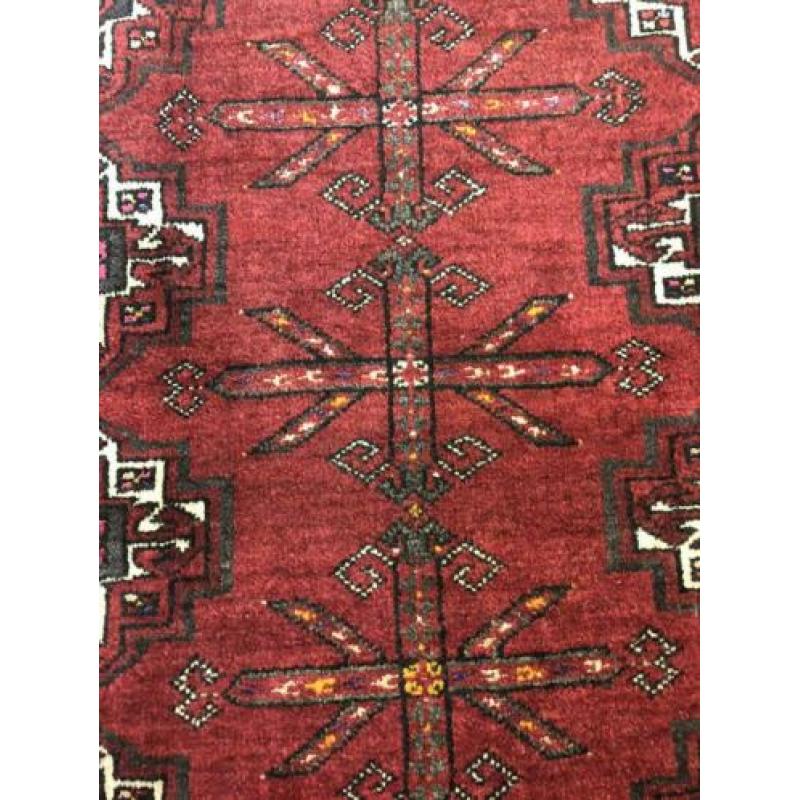 Antieke Turkmens Tapijt Ersari 178 X 110 Cm Perzisch Oosters