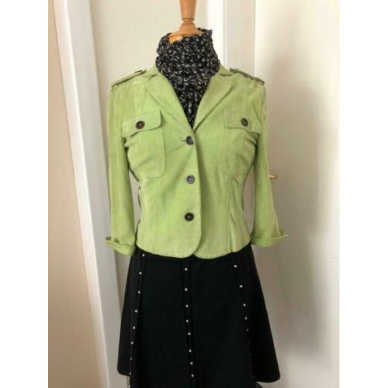suede leren jasje Marccain maat N2 = 36