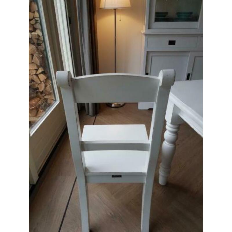 Braxton eethoek 200cm X 100cm. Tafel en 6 stoelen