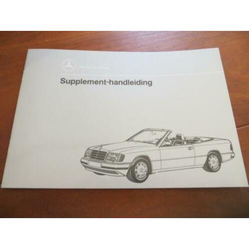 Nieuw instructieboek Mercedes 300 CE-24 Cabrio, W 124 Cabrio
