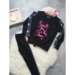 Maat 110 NIEUWE Meisjes Top met Legging setje BIRDS