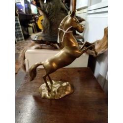Messing beeldje van een paard