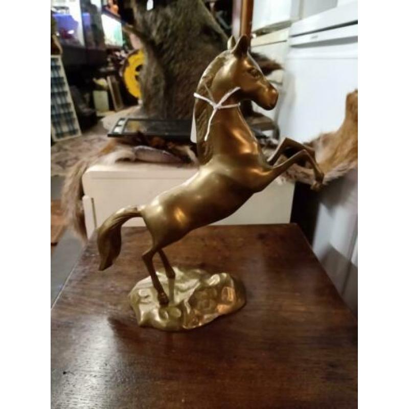 Messing beeldje van een paard