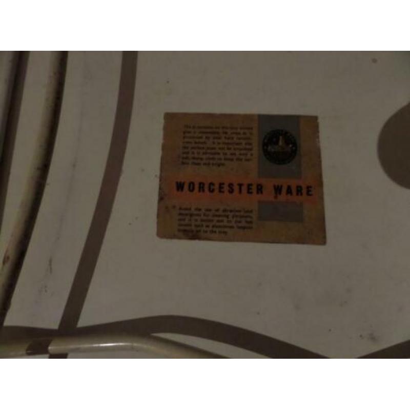 ijzeren opklaptafeltje type price worcester ware bijzettafel
