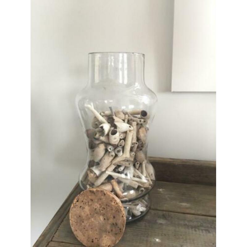 Glazen pot met kurk -mistral-