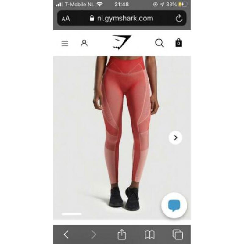 Gymshark turbo seamless legging €25 incl verzendkosten