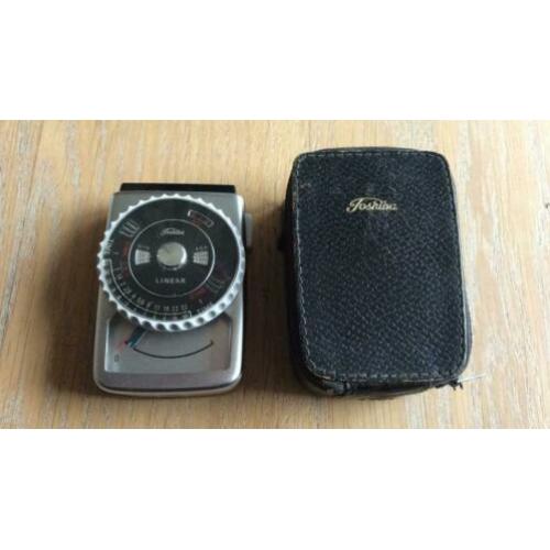 Toshiba vintage lichtmeter in originele hoes