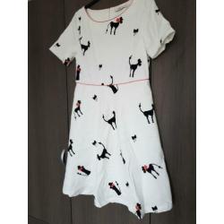 Nieuwe Sixties stijl jurk met poedels van Steps mt 40