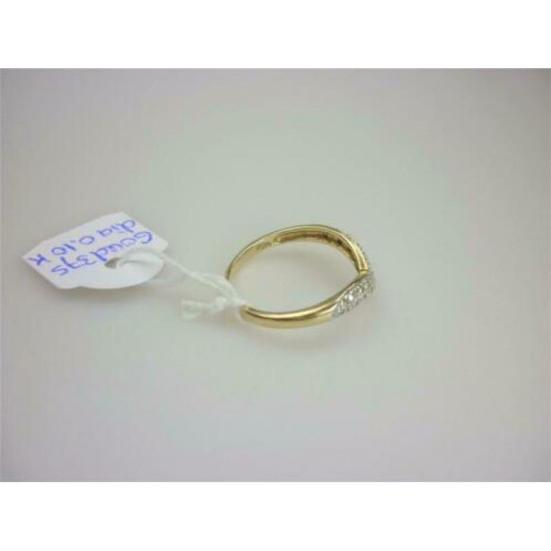 Ring goud met diamanten / Z6211