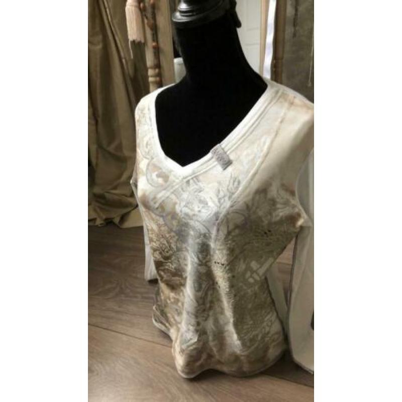 Dames T-shirt lange mouw 42