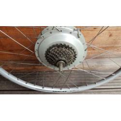 Achterwiel voor El. fiets Batavus/Sparta in goede staat
