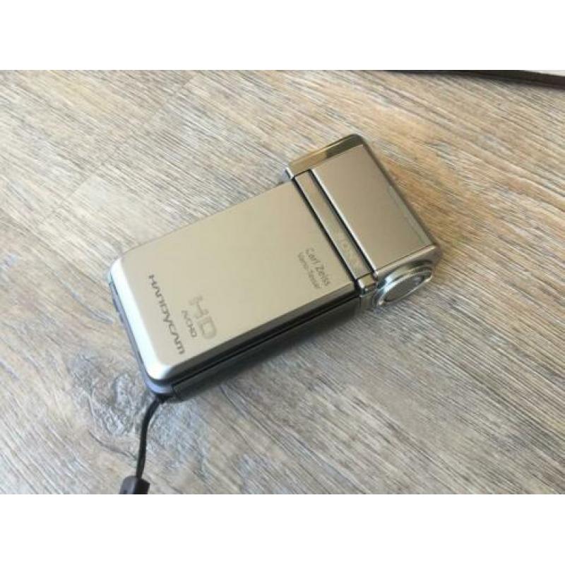 Videocamera,Sony Handycam HDR-TG7VE Zilver, incl handleiding