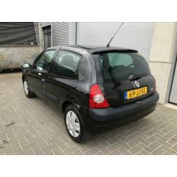 Renault Clio 1.2 16V 3DR 2005 2002 Zwart ELEK PAKKET, APK