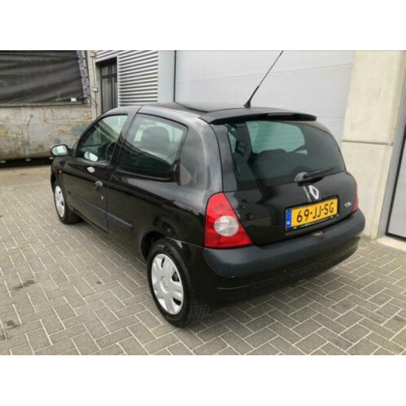 Renault Clio 1.2 16V 3DR 2005 2002 Zwart ELEK PAKKET, APK