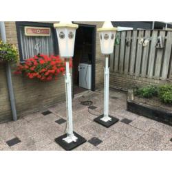 Warsteiner bier lantaarns 2 stuks.