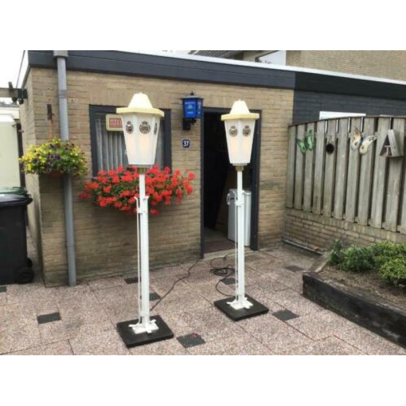 Warsteiner bier lantaarns 2 stuks.