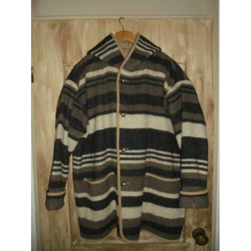 P65) dik vest / jas 80 % wol jackpot 3 l natural harmonies o