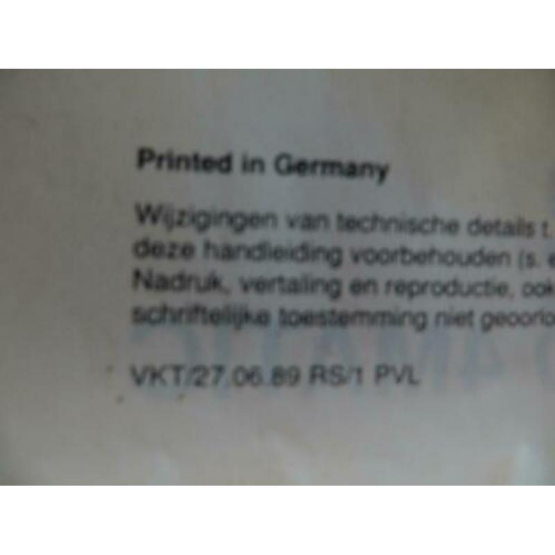 Instructieboek Mercedes T-serie W124 nieuw type 1989, mooi!