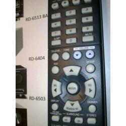 Sherwood Remote Control Unit RC-125 Afstandsbediening HIFI