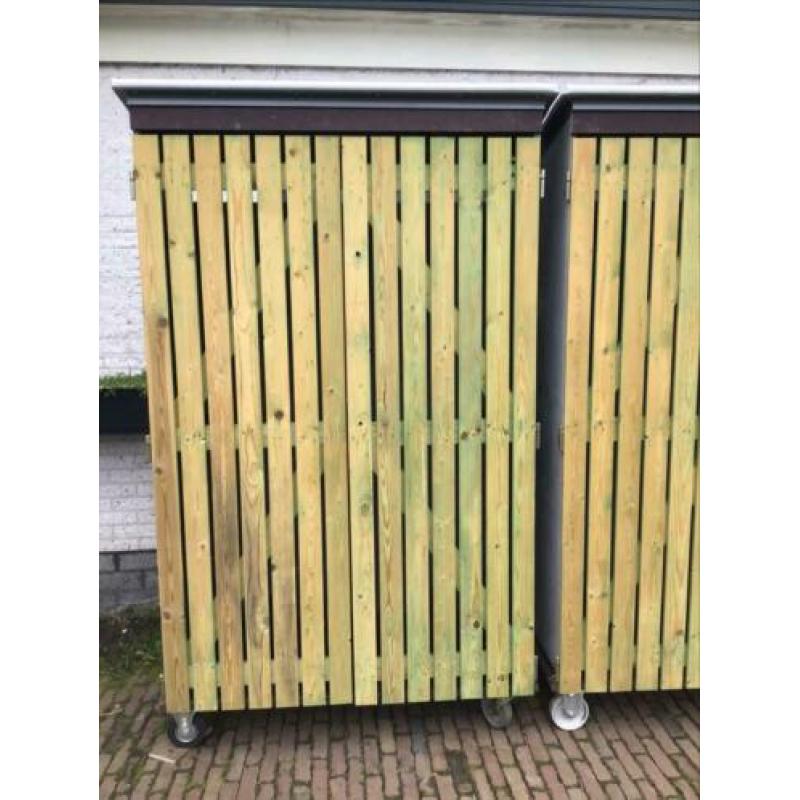 Verrijdbare tuinkasten voor haardhout