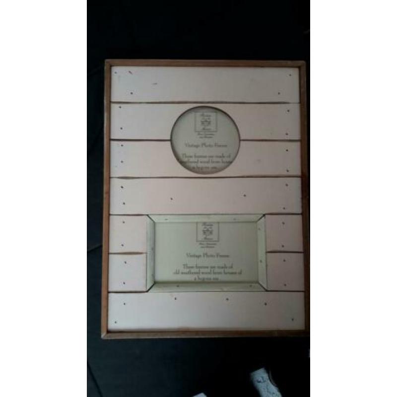 Leuke roze fotolijst met vintage uitstraling, riviera maison