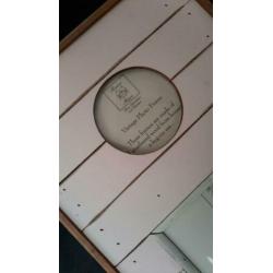 Leuke roze fotolijst met vintage uitstraling, riviera maison
