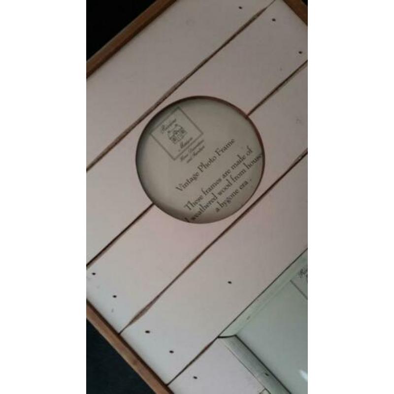 Leuke roze fotolijst met vintage uitstraling, riviera maison