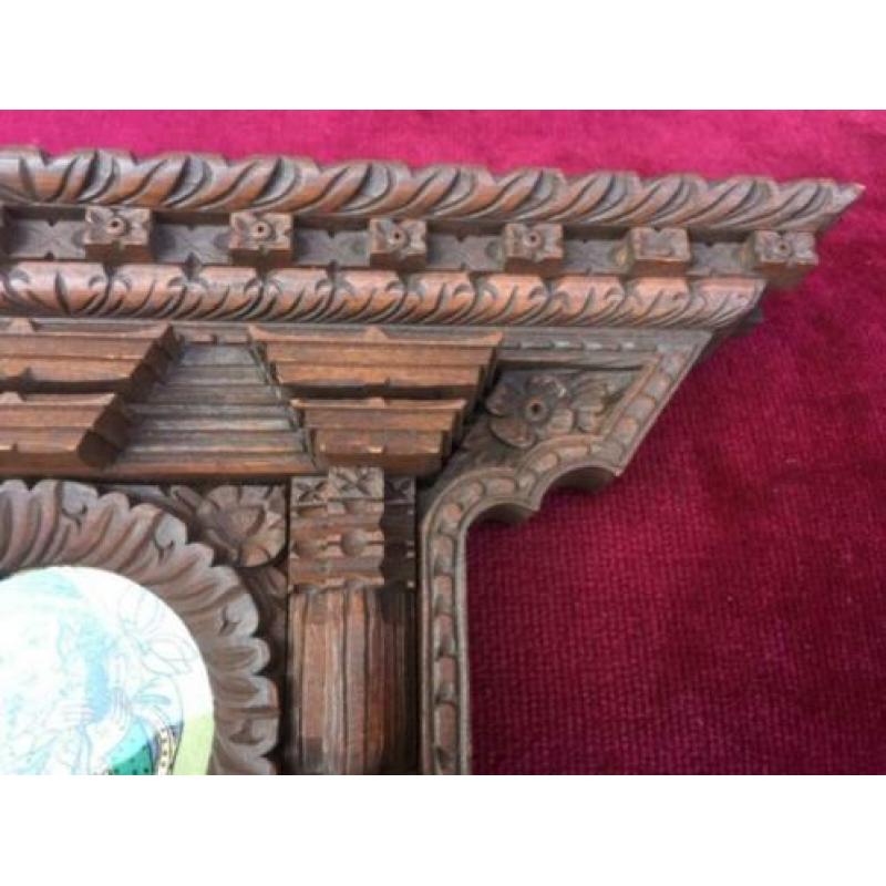 Indiaas paneel met achterglasschildering