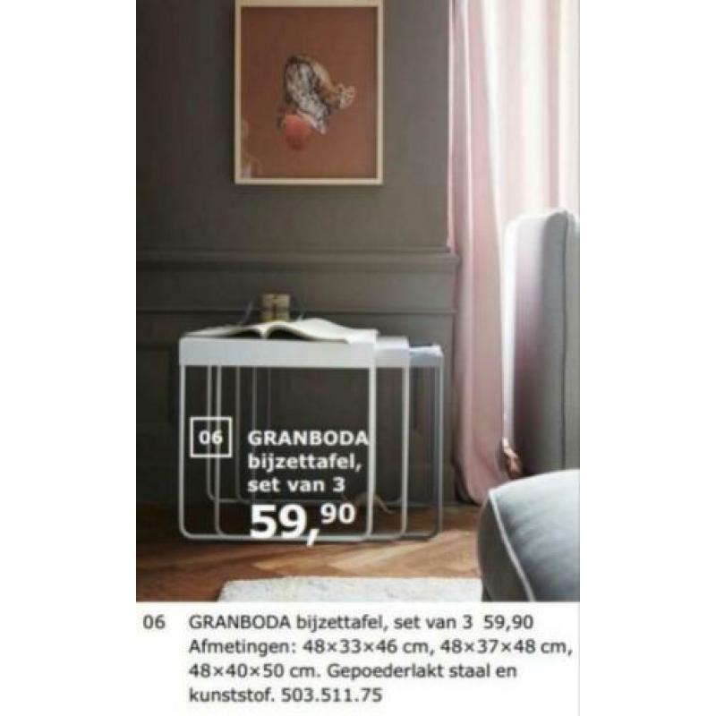 Granboda bijzettafels ikea