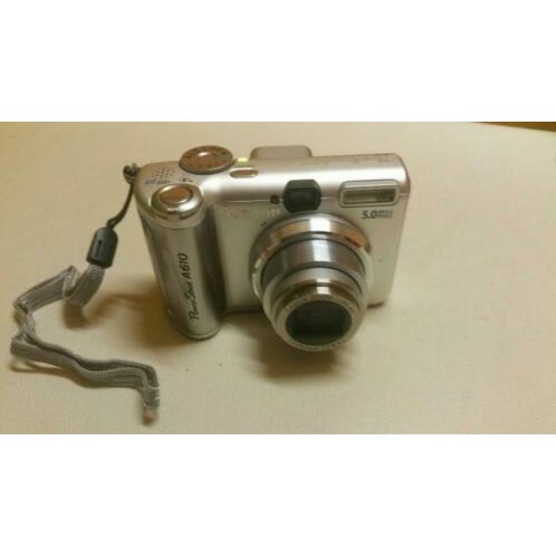Canon Powershot A 610 5.0 megapixel nog als nieuw.