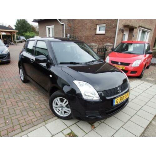 Suzuki Swift 1.3 5D 2008 Zwart Airco Nwe All Saeson Gr Beurt