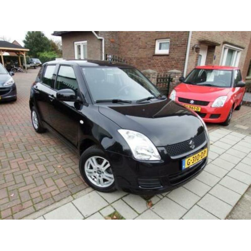 Suzuki Swift 1.3 5D 2008 Zwart Airco Nwe All Saeson Gr Beurt